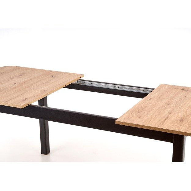 FLORIAN table artisan oak/black 2