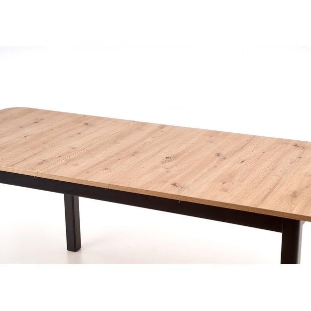 FLORIAN table artisan oak/black 4