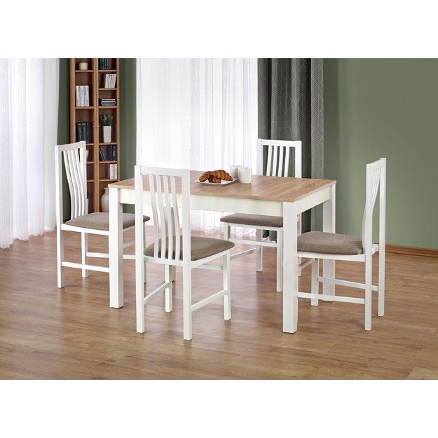 KSAWERY table color: sonoma oak / white