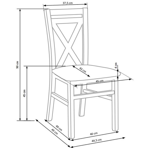 DARIUSZ 2 chair color: dark walnut 6