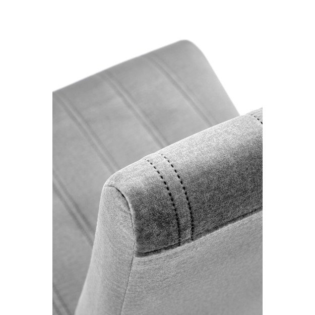 DIEGO 2 chair, color: quilted velvet Stripes - MONOLITH 85 16