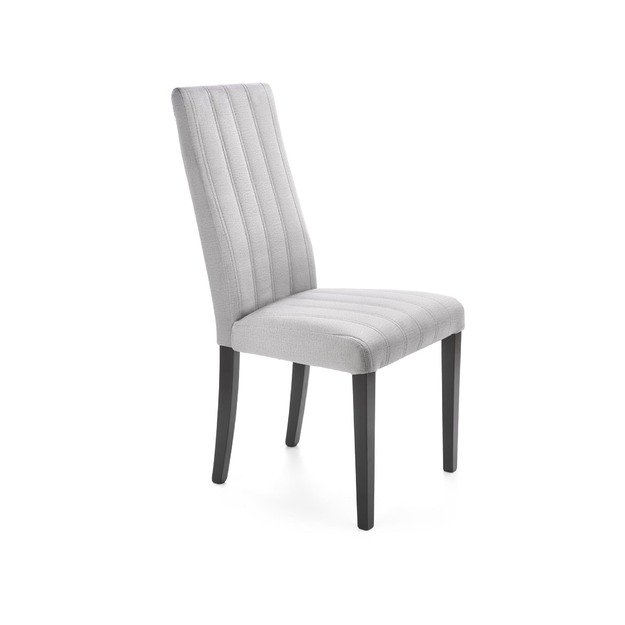 DIEGO 2 chair, color: quilted velvet Stripes - MONOLITH 85