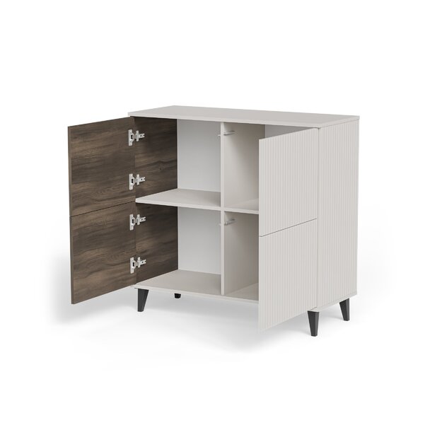 RANDOM 2 KM-2 chest, color: cashmere / walnut / black 9