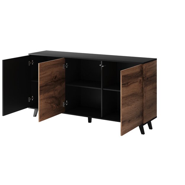 RANDOM KM-1 chest, color: wotan oak/black 18