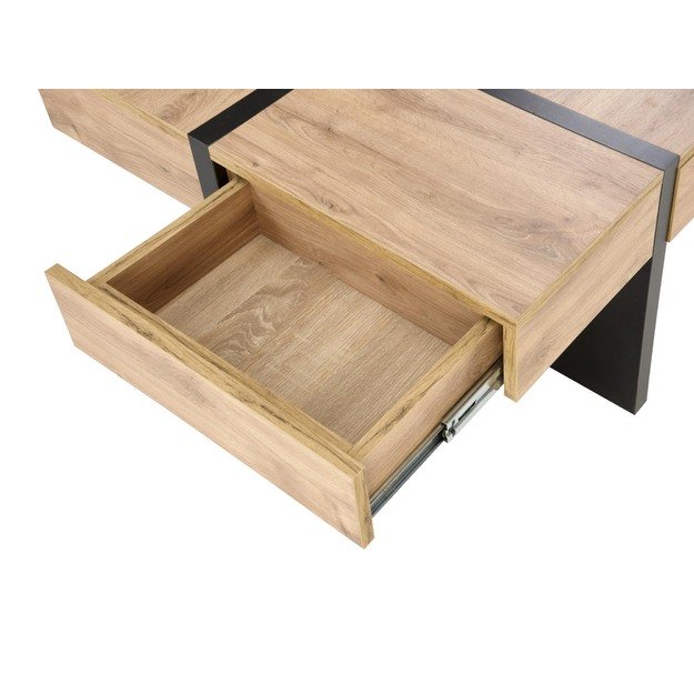 SEVILLA, c.table, craft oak / black 9