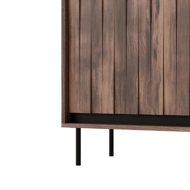 SWING KM-2 wardrobe, walnut / black 12