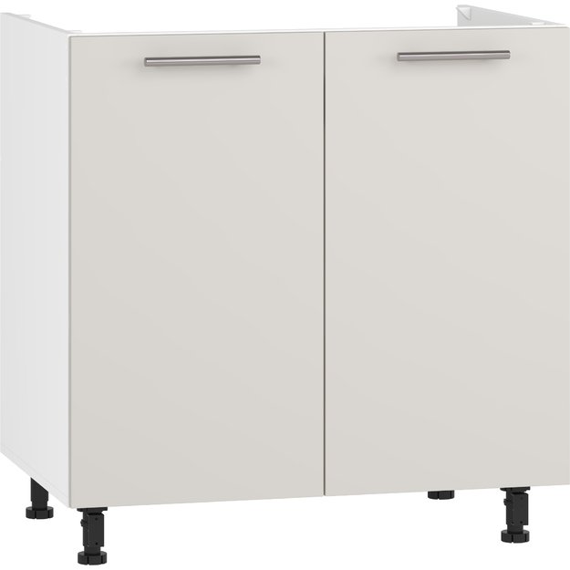 VENTO DK-80/82 sink cabinet, color: white / cashmere