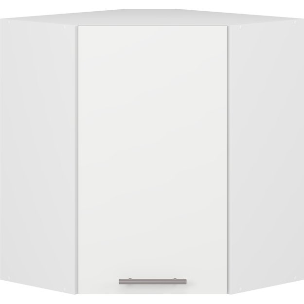VENTO GN-60/72 corner top cabinet, color: white / white matt