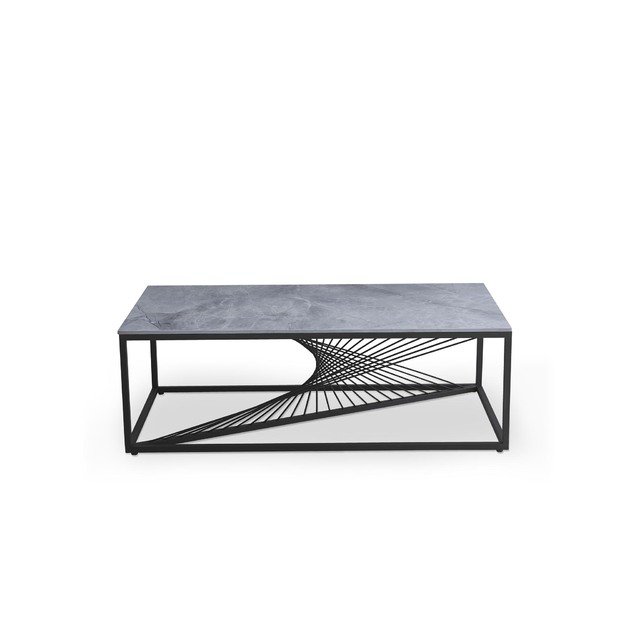 INFINITY 2, coffee table, grey marble 1