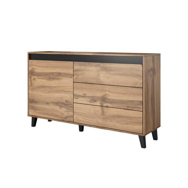 NORD chest of drawers antracyt/black 3