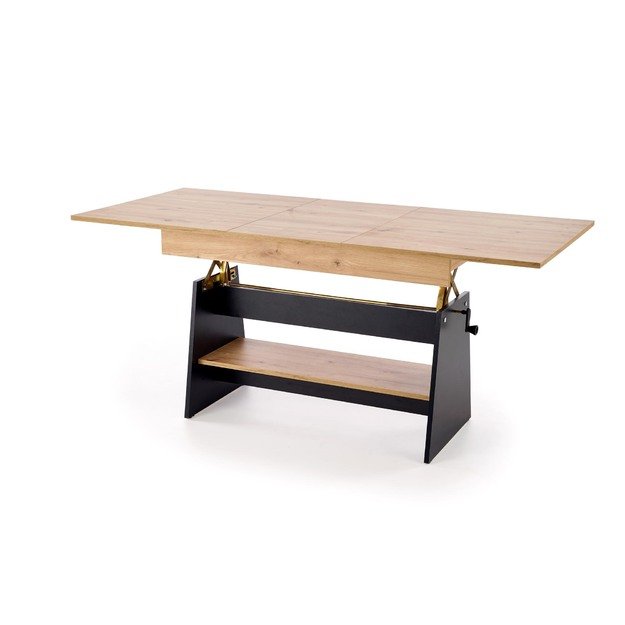 ERIKA lifting coffee table, color: artisan oak / black 1