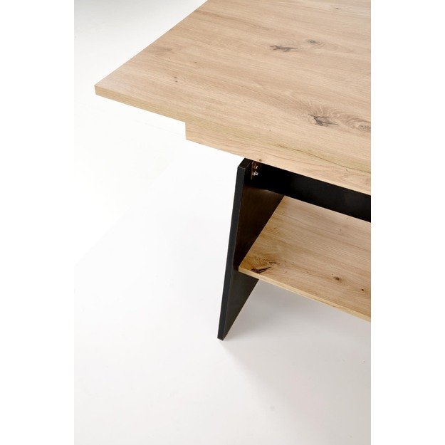 ERIKA lifting coffee table, color: artisan oak / black 5