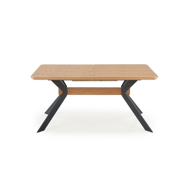 BACARDI extension table, color: top - natural oak, legs - black 27