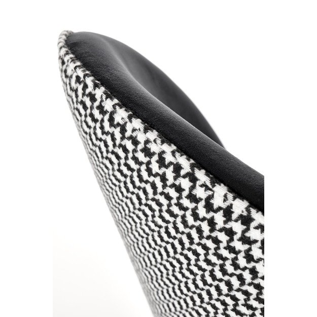 K478 chair, color: black - white 5