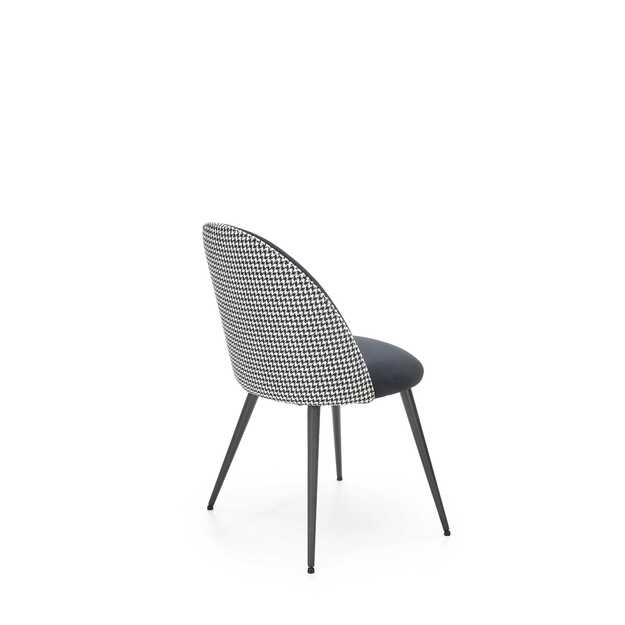 K478 chair, color: black - white 11