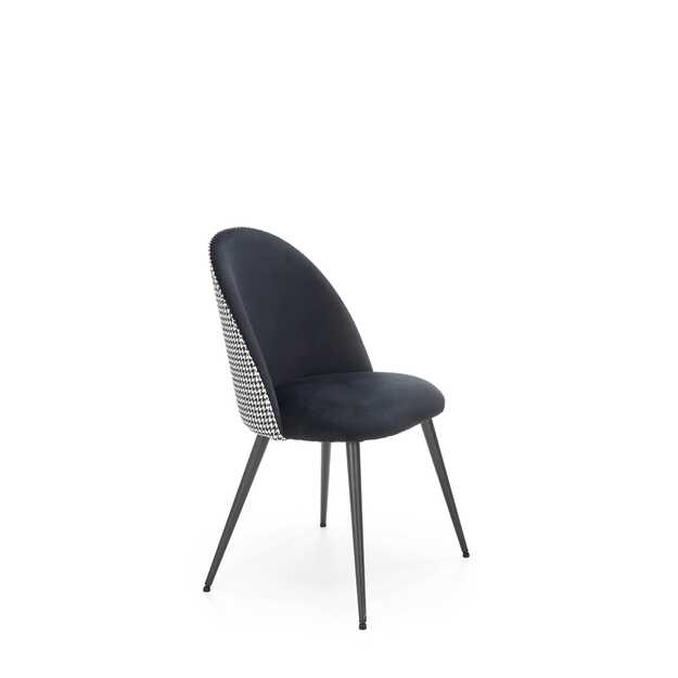 K478 chair, color: black - white