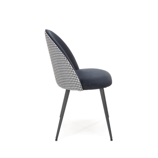 K478 chair, color: black - white 12