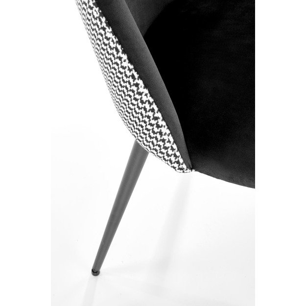K478 chair, color: black - white 13