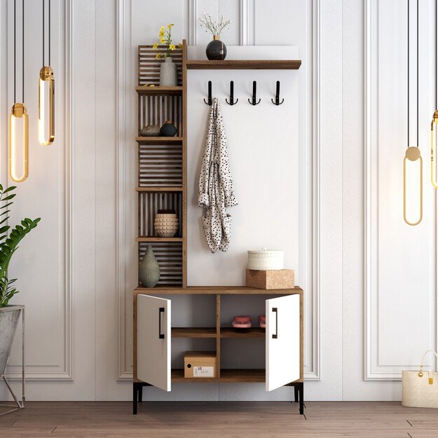 Viyana D - Walnut, White 2