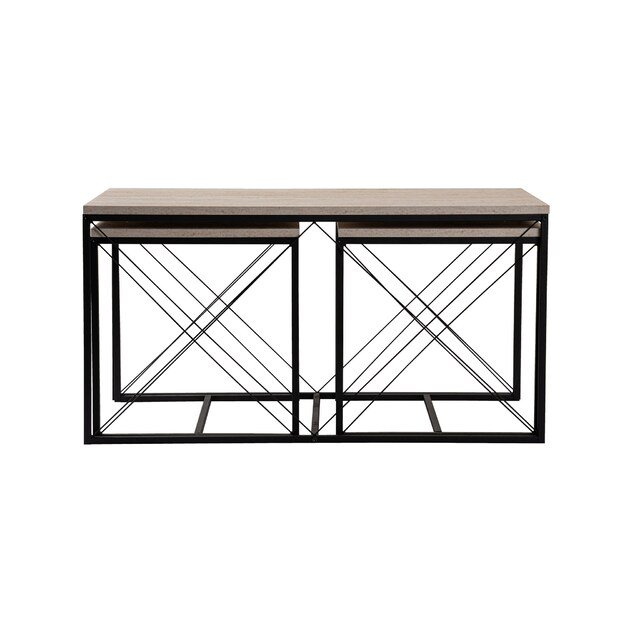 Defne - Black, Travertine 3