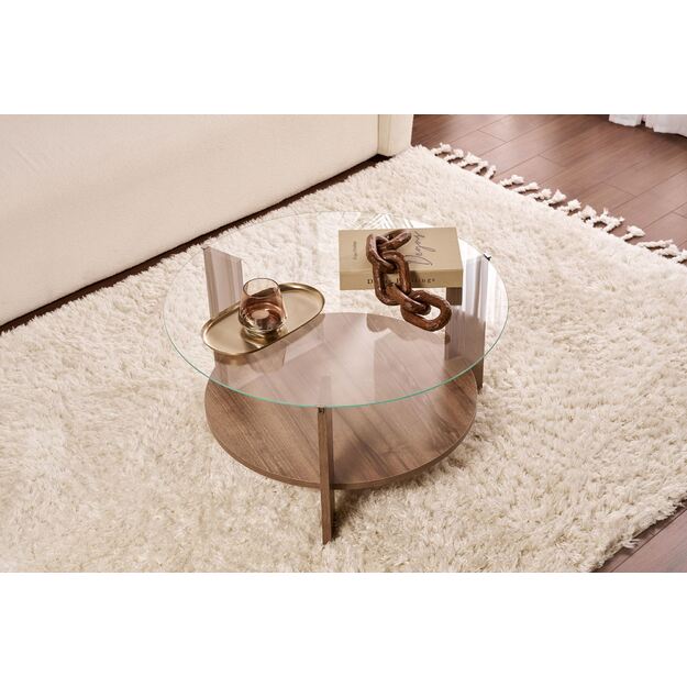 Clara - Walnut, Transparent 2