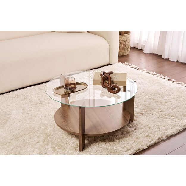 Clara - Walnut, Transparent