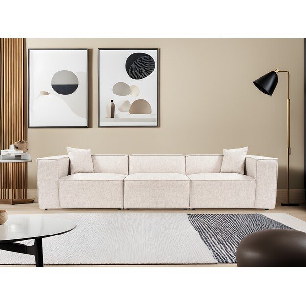 Lora 3 Seater - Light Brown