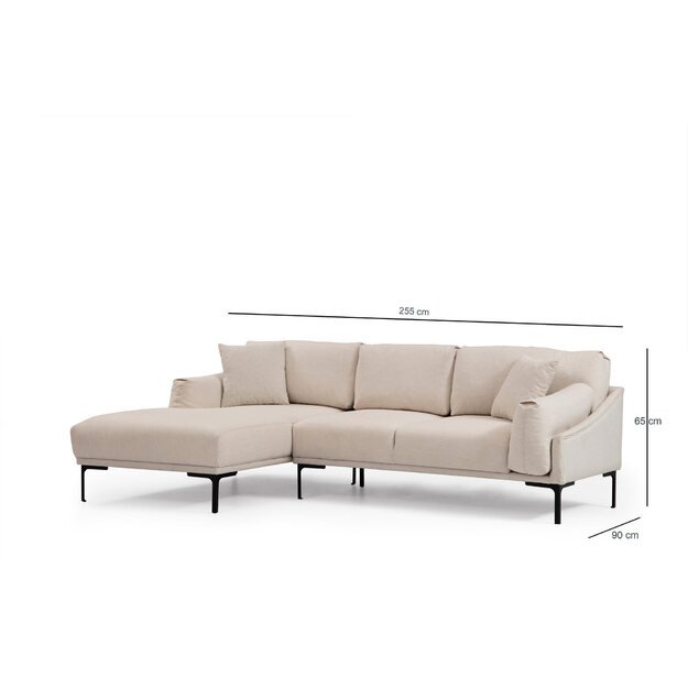 Leo Corner Left - Cream 6