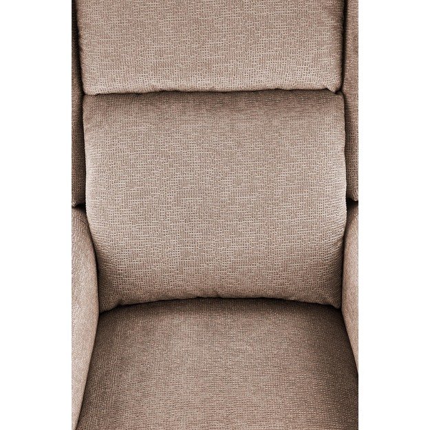 AGUSTIN M recliner with massage function, color: beige 19