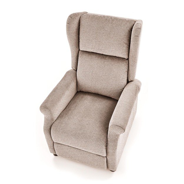 AGUSTIN M recliner with massage function, color: beige 11