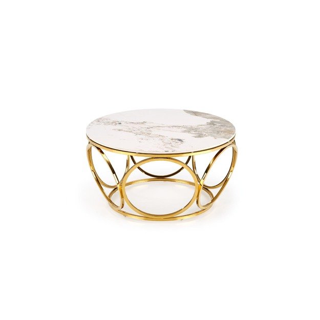 VENUS 2 c. table, white marble / gold 1