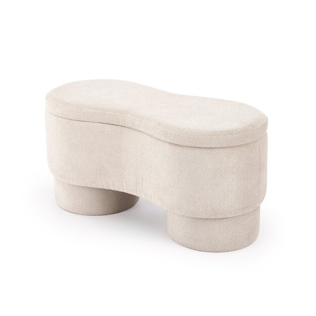 VIVA bench with storage function, beige