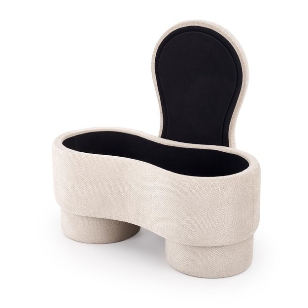 VIVA bench with storage function, beige