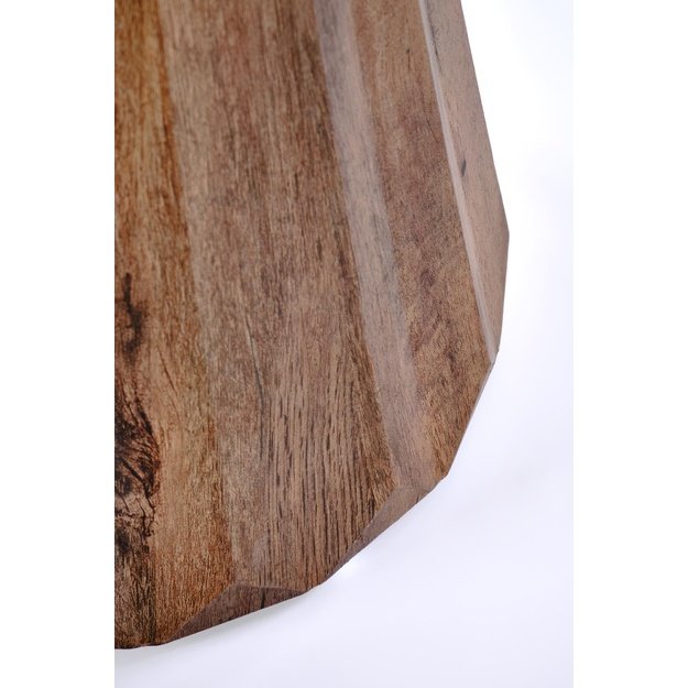 DIAVOLA S c.table travertine / walnut