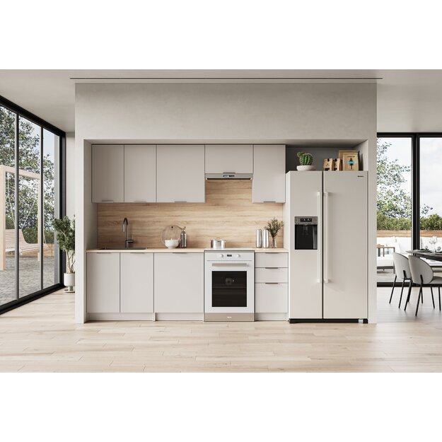 BARCELONA 240 kitchen set, cashmere, sonoma oak