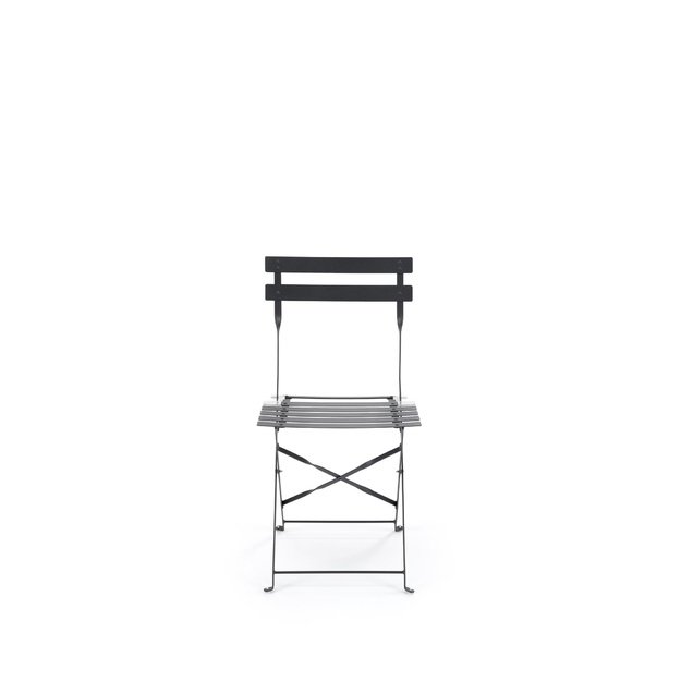 LIVORNO garden set (table+2 chairs), black