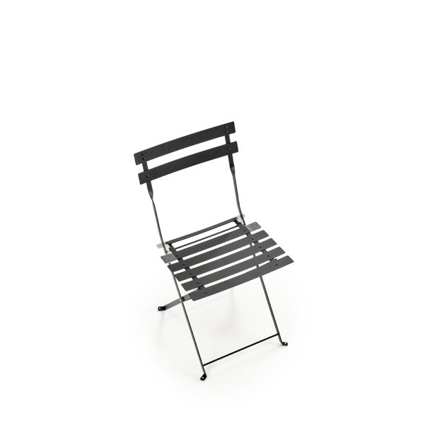 LIVORNO garden set (table+2 chairs), black