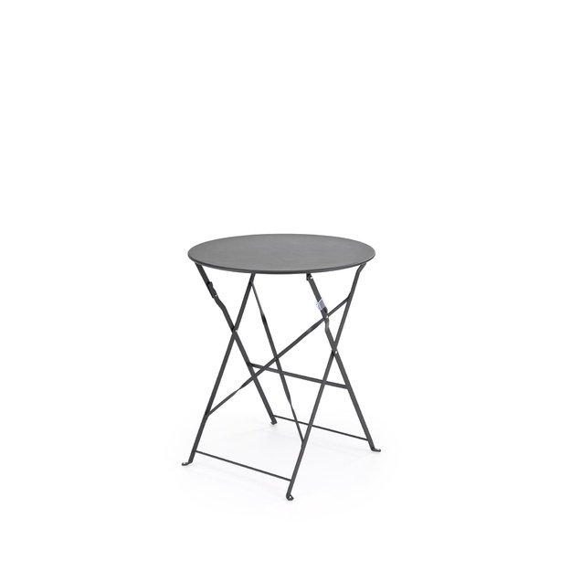 LIVORNO garden set (table+2 chairs), black