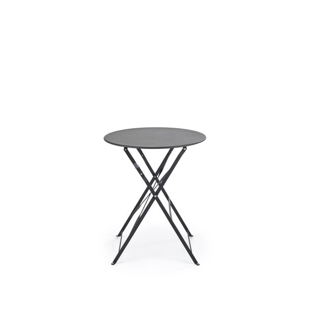 LIVORNO garden set (table+2 chairs), black
