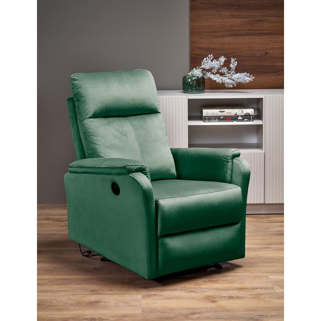 CROCUS electric recliner, d.green