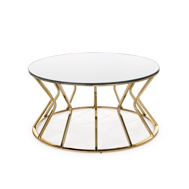 AFINA, coffee table, mirror / gold 2