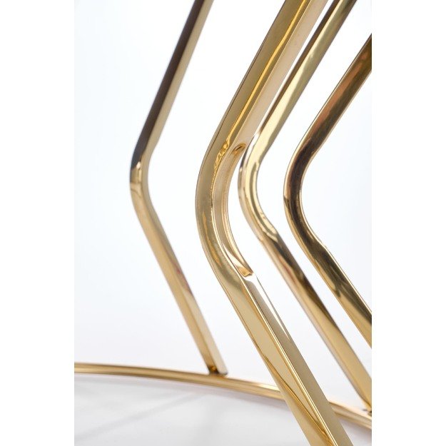 AFINA, coffee table, mirror / gold 10