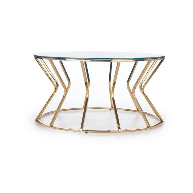 AFINA, coffee table, mirror / gold 6