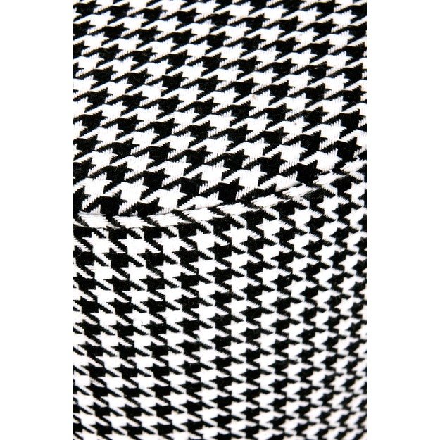 ARUNA pouffe color: black/white/gold 2