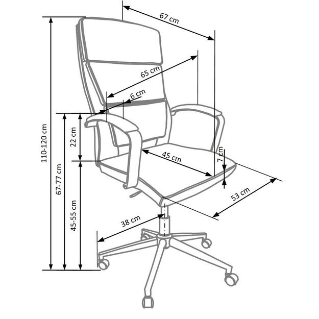 AURELIUS chair color: white 2