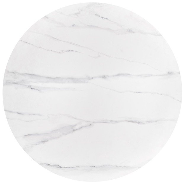 BRUNO round table, white marble / walnut 19