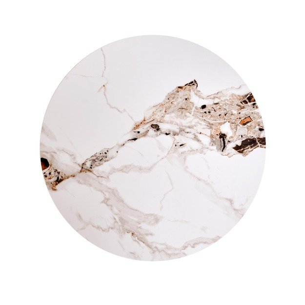 CARINA_S  c.table beige marble / walnut 6