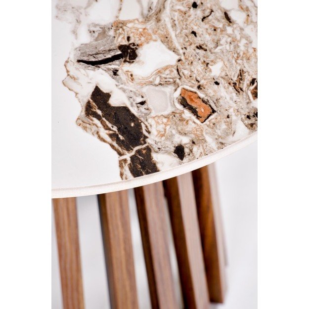 CARINA_S  c.table beige marble / walnut 7