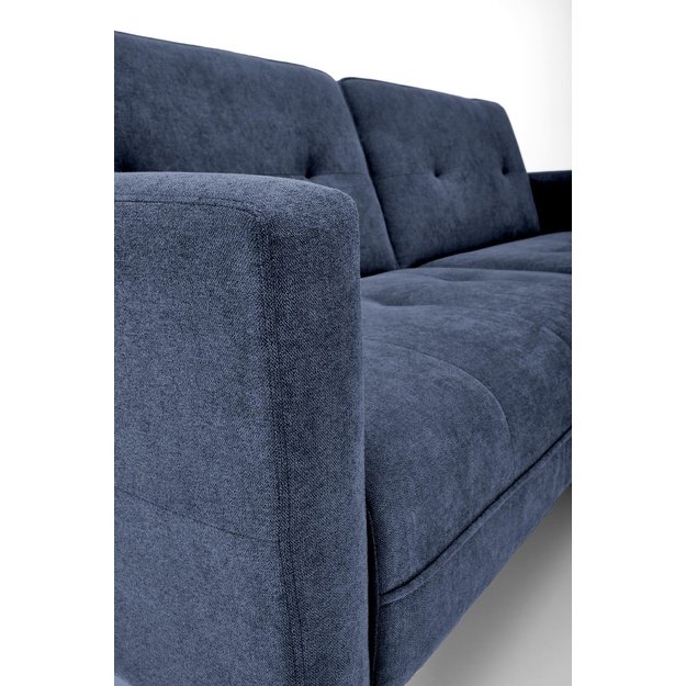 CORNELIUS folding sofa with ottoman, color: blue