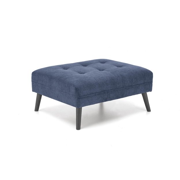 CORNELIUS folding sofa with ottoman, color: blue